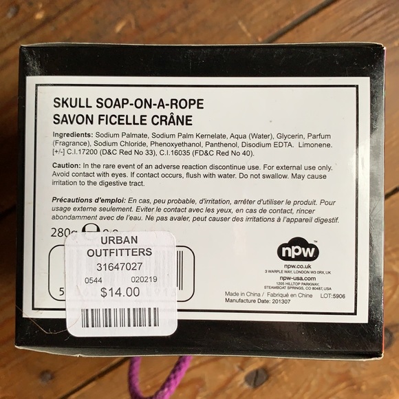 NWT Soap on a Rope Sugar Skull - Picture 6 of 7